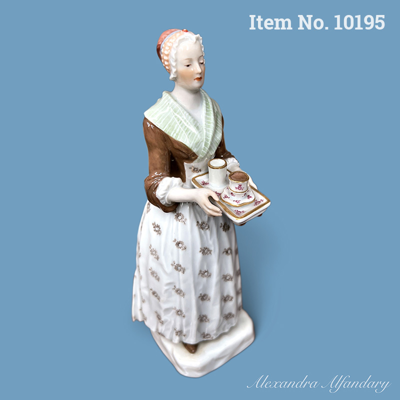 Item No. 10195: A Meissen Porcelain Figure Of The Chocolate Girl, ca. 1910
