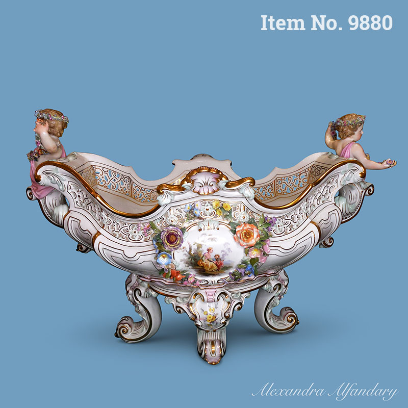 Item No. 9880: A Monumental Meissen Porcelain Centrepiece, ca. 1880-1890