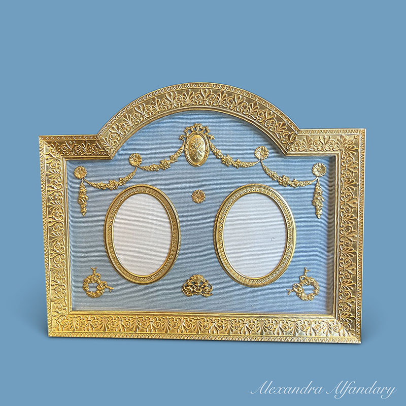 A Small Double Window Frame from The Belle Epoque, ca. 1900